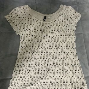 Safety Pin Hi Lo Shirt